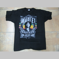 Bob Marley, čierne pánske tričko 100%bavlna 